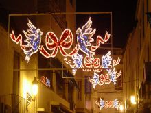 led cadde süsleme