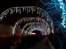 köprü saçak led süsleme