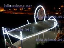 üst geçit led dekorasyon