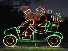 ışıklı tenis noel baba motifi